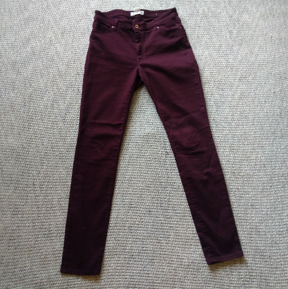 Burgundy H&M Label of Graded Goods pants
